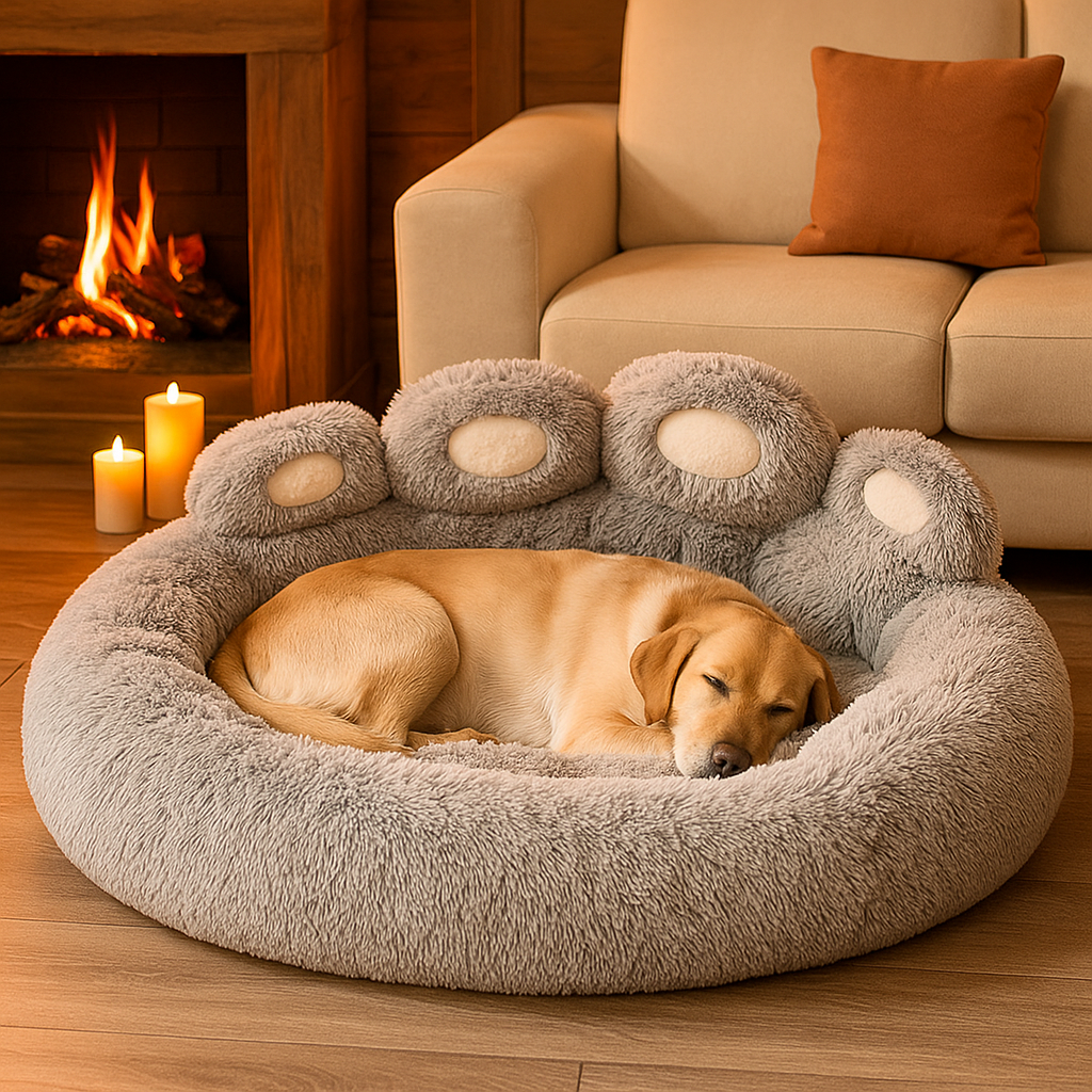 Lit en Peluche Confortable pour Chiens & Chats